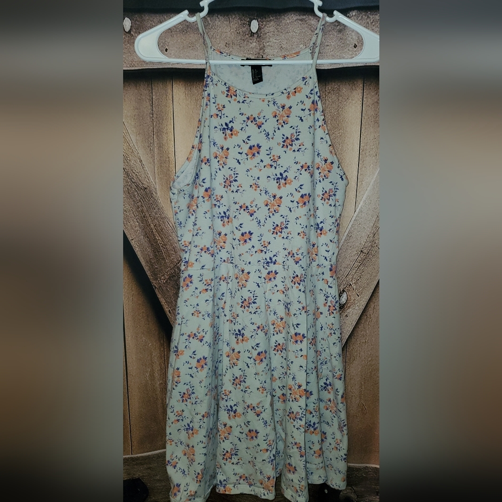 B2G1F Forever 21, Large, Floral Sleeveless Dress